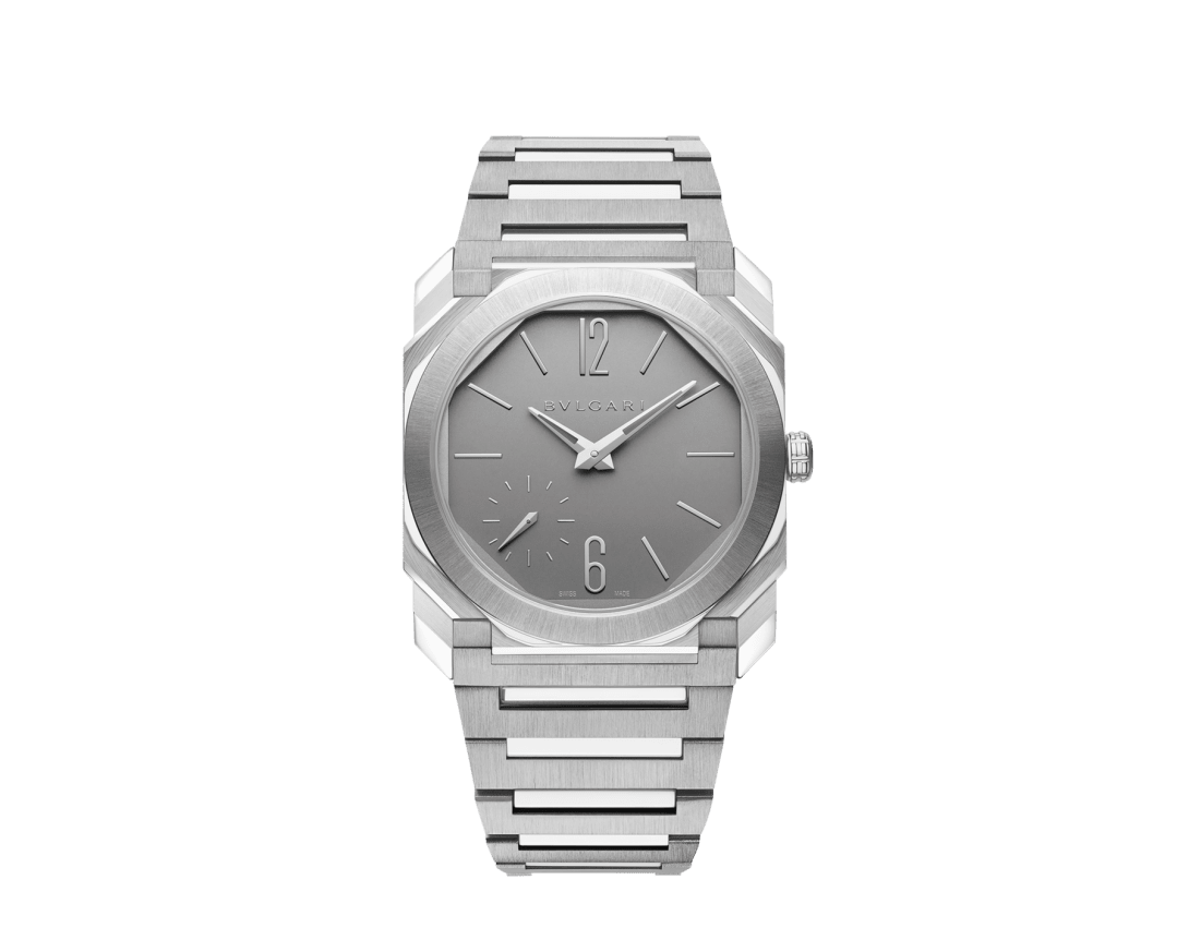 Bulgari Octo Finissimo 37 mm satin-polished titanium watch reference 104351