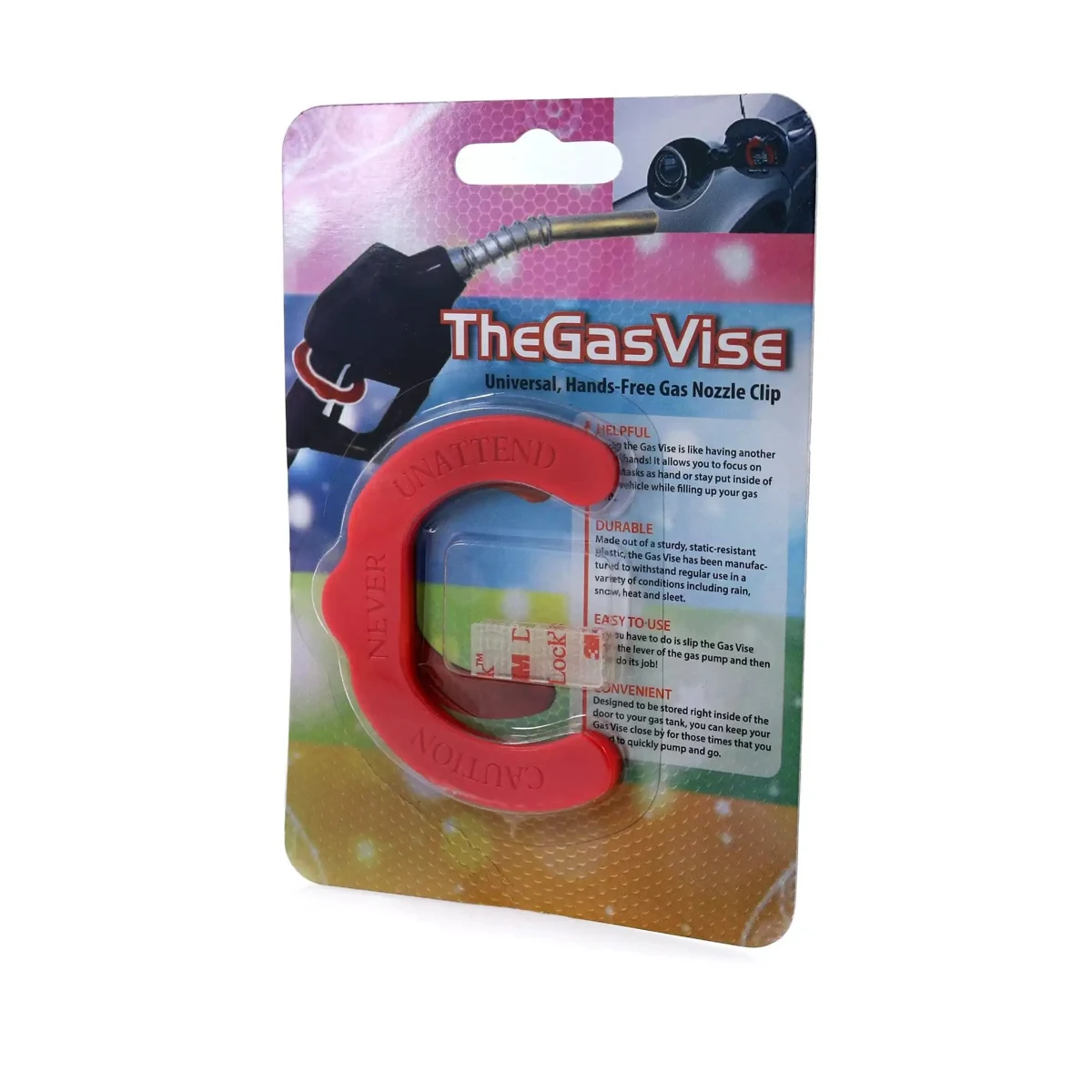 TheGasVise gas nozzle holder, Red, 1 pack