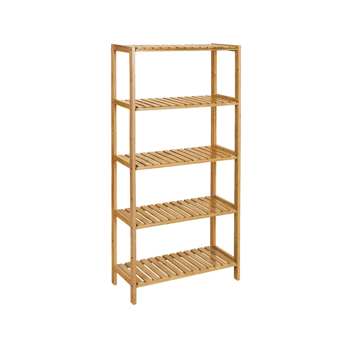 SONGMICS 5-Tier Bamboo Shelf, natural, UBCB35Y